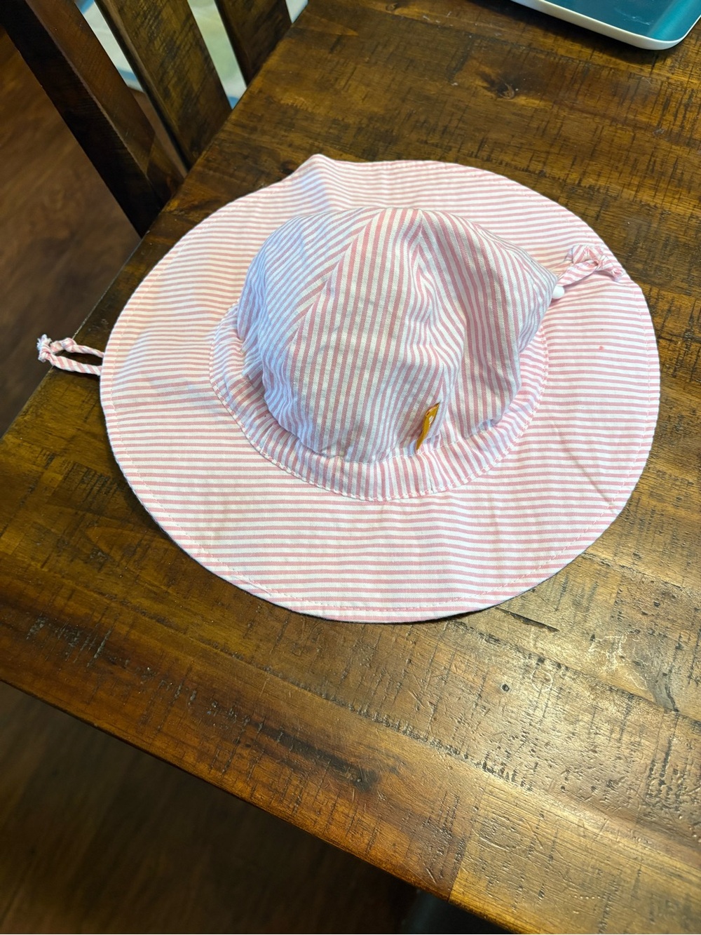 Toddler Striped Pink Sun Hat 52cm